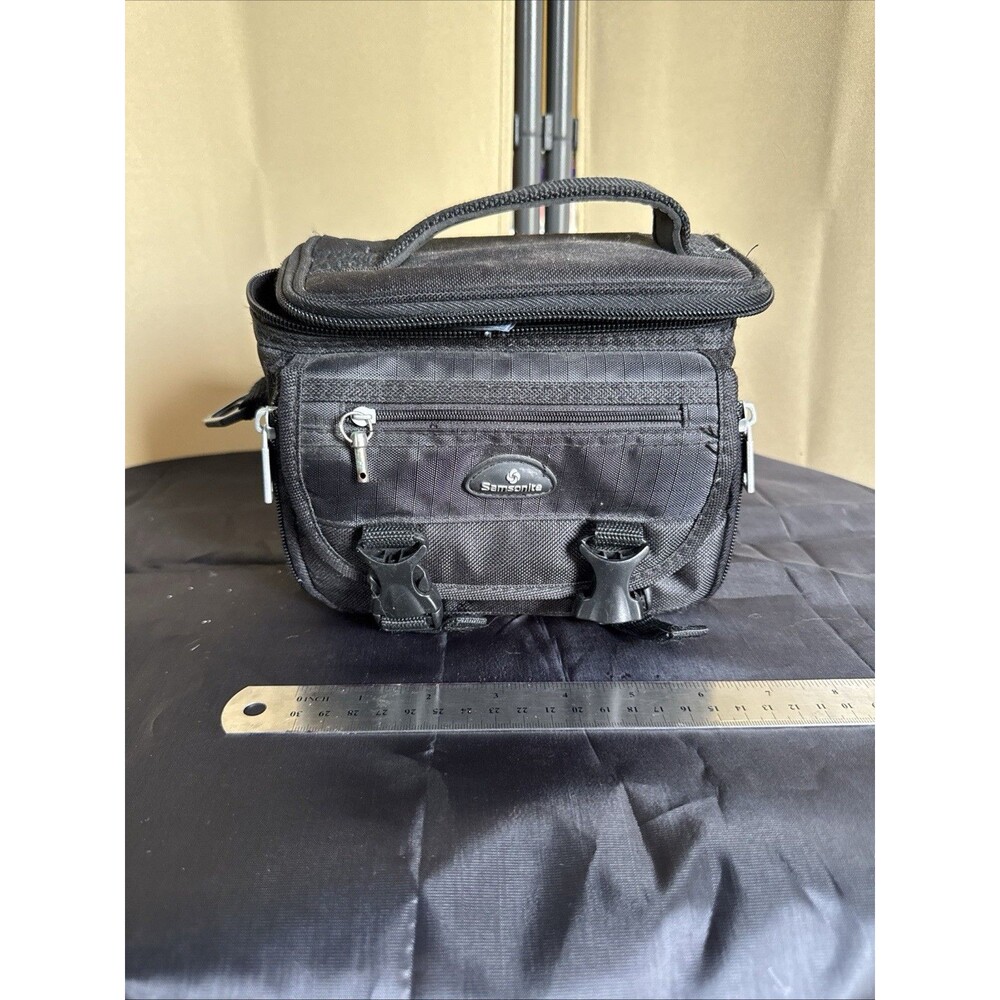 SAMSONITE Camera Bag Padded for Small DSLR or Point n Shoot with Pockets & Strap